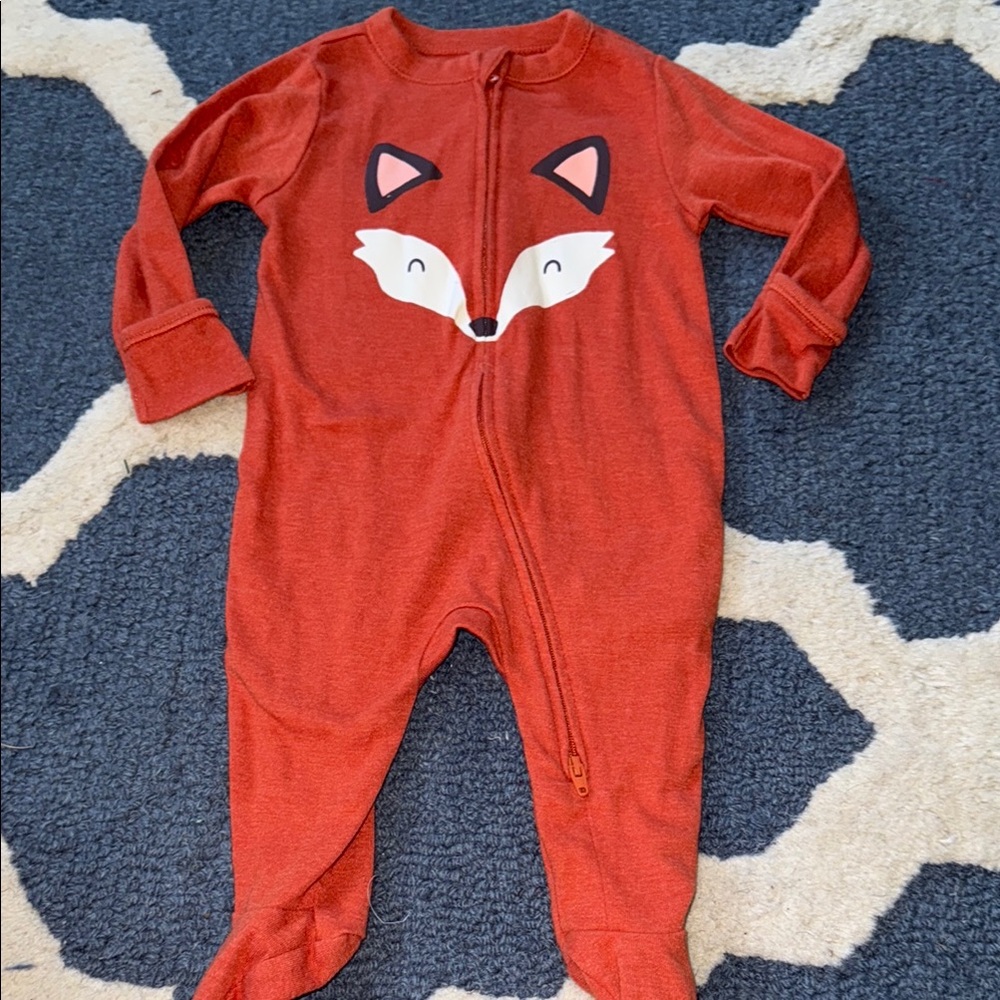 Fox Print Kids One Piece